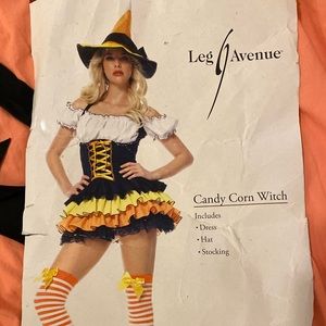Candy Corn Witch Costume